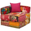 PUF MODUŁOWY 4-OSOBOWY PATCHWORK TKANINA