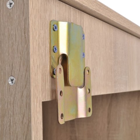 ZESTAW MEBLI ŁAZIENKOWYCH Z UMYWALKĄ I BATERIĄ 4 CZĘŚCI BEŻOWY