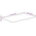 BLAT STOŁU 110X60X3,8CM NATURALNA KRAWĘDŹ LITE DREWNO MANGO