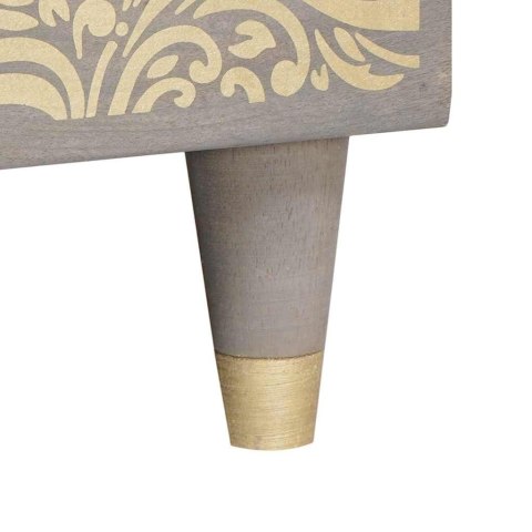 STOLIK KAWOWY SZARY 80X50X40CM LITE DREWNO MANGO