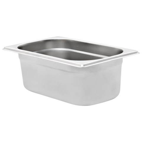 POJEMNIKI GASTRONOMICZNE 8 SZT. GN 1/4 100MM STAL NIERDZEWNA