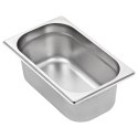 POJEMNIKI GASTRONOMICZNE 8 SZT. GN 1/4 100MM STAL NIERDZEWNA