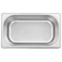 POJEMNIKI GASTRONOMICZNE 8 SZT. GN 1/4 100MM STAL NIERDZEWNA