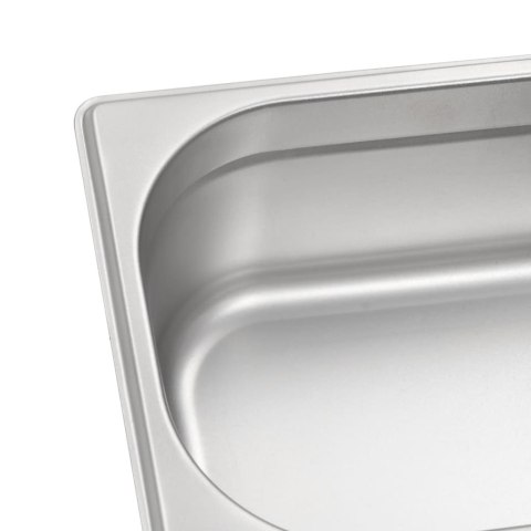 POJEMNIKI GASTRONOMICZNE 8 SZT. GN 1/4 100MM STAL NIERDZEWNA