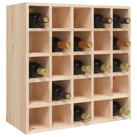 SZAFKA NA WINO 56X25X56CM LITE DREWNO SOSNOWE