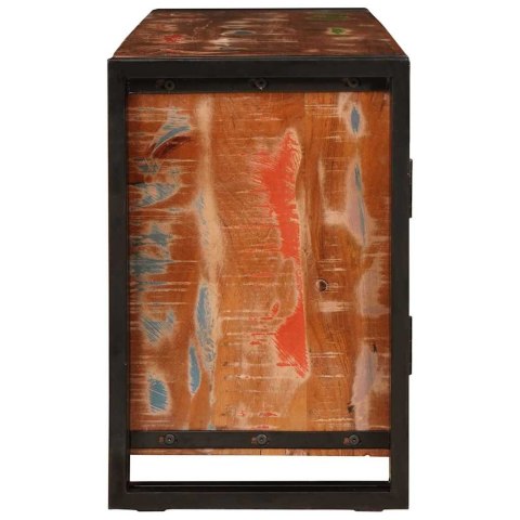 SZAFKA POD TELEWIZOR WIELOKOLOROWE LITE DREWNO Z ODZYSKU