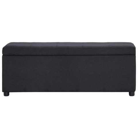 ŁAWKA ZE SCHOWKIEM 116CM BLACK POLIESTER