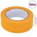 VidaXL Taśmy Maska Malarska 50 pcs Żółty 38mm x 50m Papier