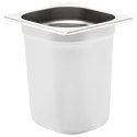 POJEMNIKI GASTRONOMICZNE 8 SZT. GN 1/6 200MM STAL NIERDZEWNA