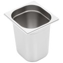 POJEMNIKI GASTRONOMICZNE 8 SZT. GN 1/6 200MM STAL NIERDZEWNA