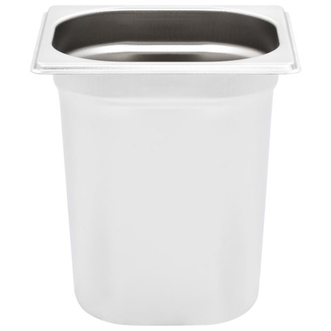 POJEMNIKI GASTRONOMICZNE 8 SZT. GN 1/6 200MM STAL NIERDZEWNA