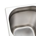 POJEMNIKI GASTRONOMICZNE 8 SZT. GN 1/6 200MM STAL NIERDZEWNA