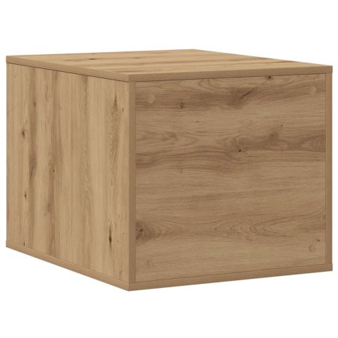 SZAFKA NA KUWETĘ DOMEK DLA KOTA STOLIK UKRYTA KUWETA DĄB ARTISIAN 47X59X42CM