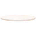BLAT STOŁU BIAŁY Ø70X2,5CM LITE DREWNO SOSNOWE