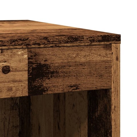 SZAFKA NA KUWETĘ DOMEK DLA KOTA STOLIK UKRYTA KUWETA STARE DREWNO 47X59X42CM