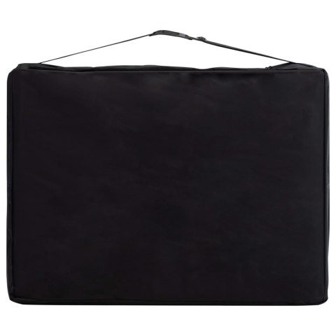 SKŁADANY STÓŁ DO MASAŻU 2-STREFOWY ALUMINIOWY RÓŻOWY