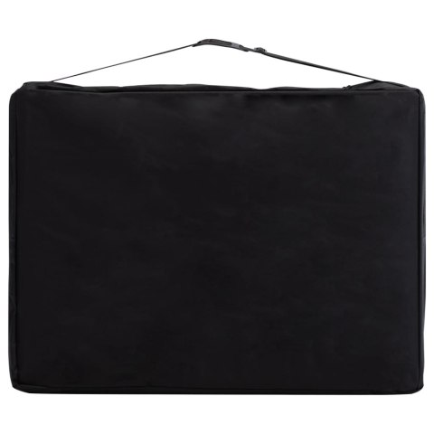 SKŁADANY STÓŁ DO MASAŻU 2-STREFOWY DREWNIANY RÓŻOWY