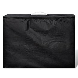 SKŁADANY STÓŁ DO MASAŻU Z DREWNIANĄ RAMĄ 3 STREFY KREMOWY