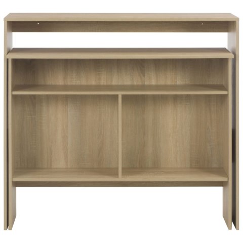 STÓŁ BAROWY Z 2 BLATAMI DĄB 130X40X120CM