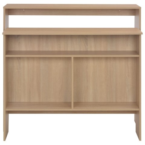 STÓŁ BAROWY Z 2 BLATAMI DĄB 130X40X120CM