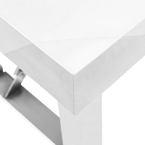 KUCHENNY SKŁADANY STÓŁ ROBOCZY 120X60X80CM STAL NIERDZEWNA