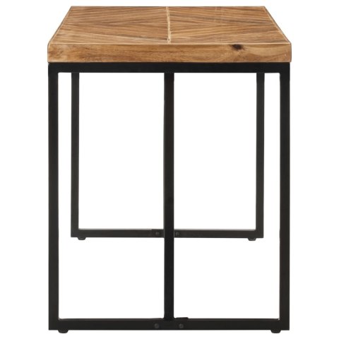 STÓŁ JADALNIANY 120X60X76CM LITE DREWNO AKACJOWE I MANGO