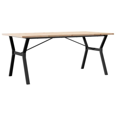 STÓŁ JADALNIANY Z NOGAMI W KSZTAŁCIE LITERY Y 180X90X75,5CM