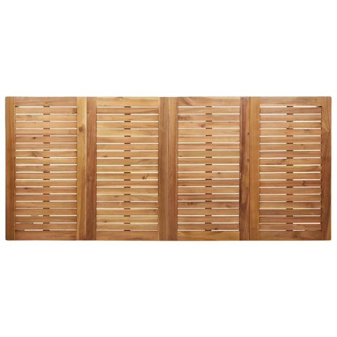 VidaXL Zestawdojedzeniawogrodzie 9 pcs DrewnoTekowe