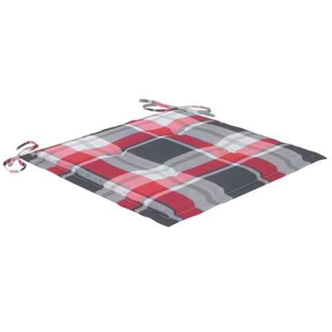 KRZESŁA OGRODOWE Z PODUSZKAMI 3 SZT. LITE DREWNO AKACJOWE