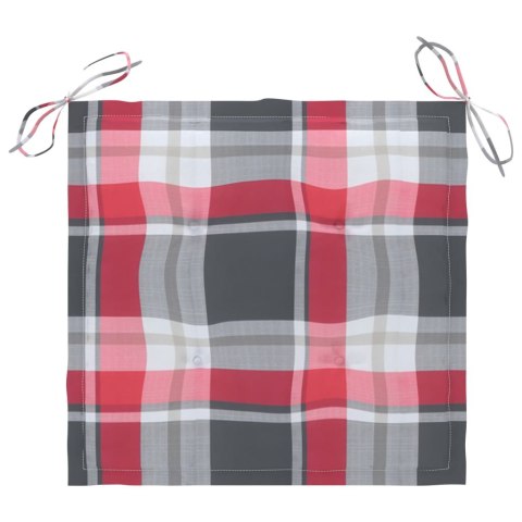 KRZESŁA OGRODOWE Z PODUSZKAMI 3 SZT. LITE DREWNO AKACJOWE