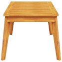 OGRODOWY STÓŁ JADALNIANY 100X55X45CM LITE DREWNO AKACJOWE