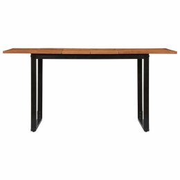 STÓŁ JADALNY 160X80X75CM LITE DREWNO AKACJOWE