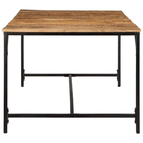 STÓŁ JADALNY 200X100X75CM DREWNO LITE SUROWE MANGO