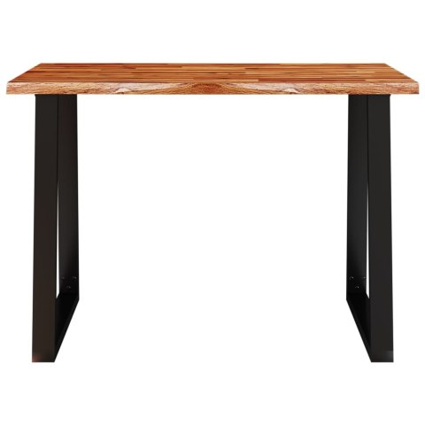 STÓŁ Z NATURALNĄ KRAWĘDZIĄ 110X70X75CM LITE DREWNO AKACJOWE