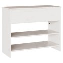 KONSOLA DRAMMEN BIAŁY 89.5X37X73CM LITE DREWNO SOSNOWE