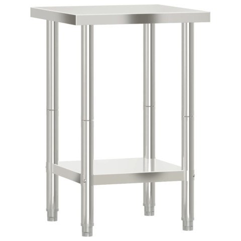 KUCHENNY STÓŁ ROBOCZY 55X55X85CM STAL NIERDZEWNA