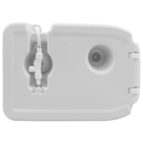 STOJAK KEMPINGOWY DO MYCIA RĄK SZARY 50,5X33X103CM