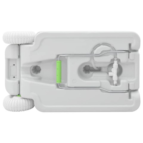 STOJAK KEMPINGOWY DO MYCIA RĄK SZARY 72X42X103CM