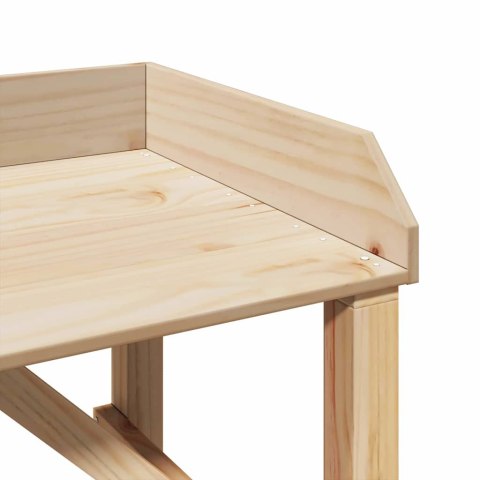 STOJAKI NA ROŚLINY Z PÓŁKĄ BRĄZOWY 75X40X90CM