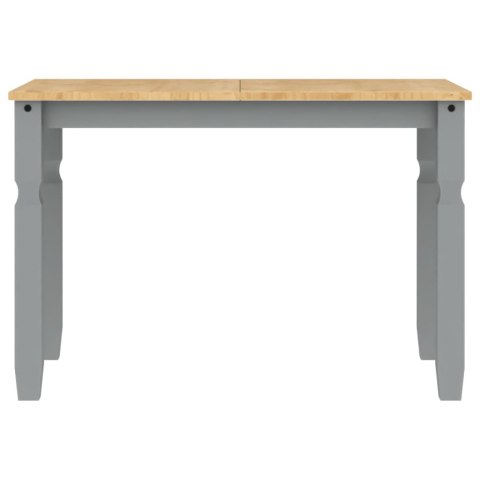 STÓŁ JADALNIANY CORONA SZARY 112X60X75CM DREWNO SOSNOWE