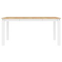 STÓŁ JADALNIANY PANAMA BIAŁY 160X80X75CM DREWNO SOSNOWE
