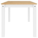 STÓŁ JADALNIANY PANAMA BIAŁY 160X80X75CM DREWNO SOSNOWE