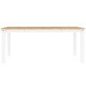 STÓŁ JADALNIANY PANAMA BIAŁY 180X90X75CM DREWNO SOSNOWE