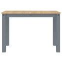 STÓŁ JADALNIANY PANAMA SZARY 117X60X75CM DREWNO SOSNOWE