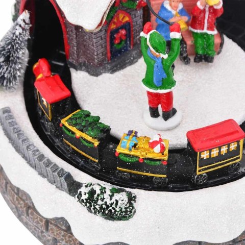 ŚWIĄTECZNA DEKORACJA NA STÓŁ WIELOKOLOROWE 16X16X19CM