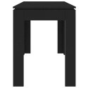 STÓŁ JADALNIANY CZARNY 120X60X76CM