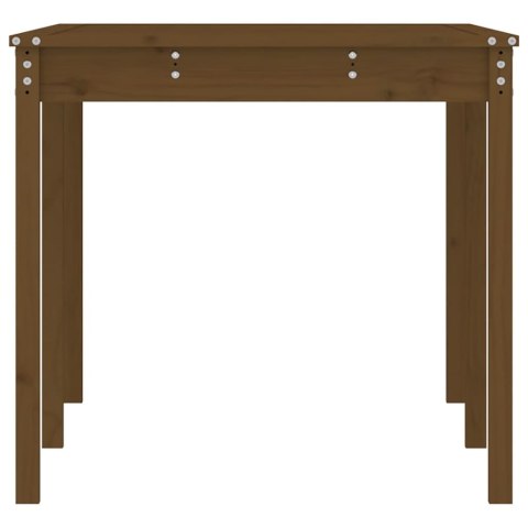 STÓŁ OGRODOWY MIODOWY BRĄZ 159,5X82,5X76CM DREWNO SOSNOWE