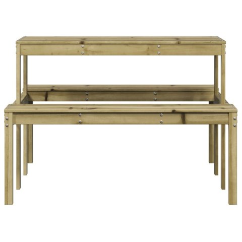 STÓŁ PIKNIKOWY 110X134X75CM IMPREGNOWANE DREWNO SOSNOWE