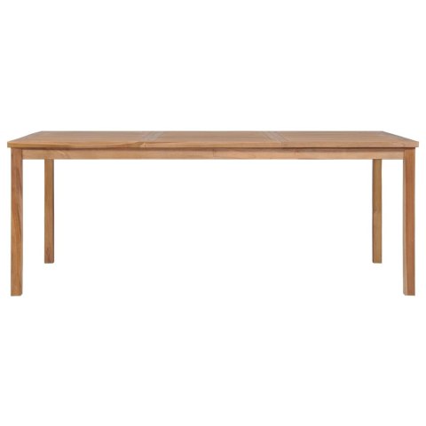 9-CZĘŚCIOWY ZESTAW OBIADOWY DO OGRODU 200X100CM LITE DREWNO TEKOWE