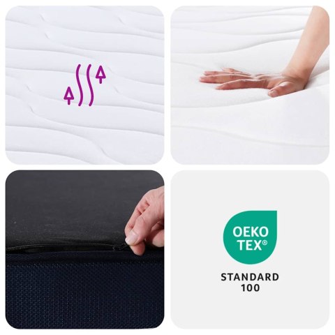 MATERAC KIESZENIOWY ŚREDNIA TWARDOŚĆ 180X200CM